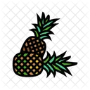 Media piña  Icono