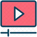 Media Play Video Streaming Icon