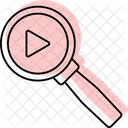 Media Play Search Icon