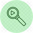 Media Play Search Icon