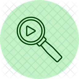 Media play search  Icon