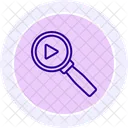 Media Play Search Icon