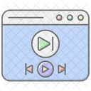 Media Player Lineal Color Icon Icon