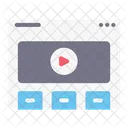 Media Player Website Webpage Icon