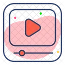 Online Video Multimedia Video Player Icon