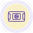 Media Player Line Icon Icon