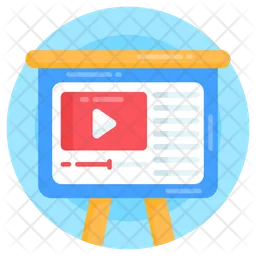 Media Presentation  Icon