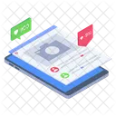 Media Profile Feedback  Icon