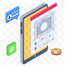 Media Profile Reviews  Icon