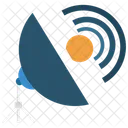Media Satellite Dish With Signal Dish Satellite Icon