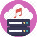 Cloud Storage Music Icon