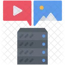 Media Server Database Video Icon