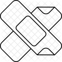 Medial plaster  Symbol