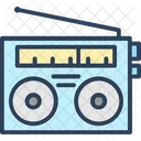 Medias Vieille Radio Radio Icône