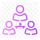 Mediator Networking Cooperation Icon