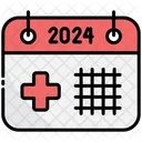 Medical Calendar 2024 Icon