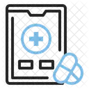 Medical Record Pills Icon