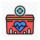 Medical Container Heart Icon