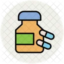 Medical Drugs Capsules Icon