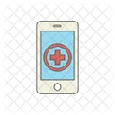 Mobile Health Human Icon