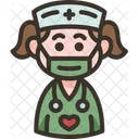 Medical Service Nurse Icon