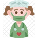 Medical Service Nurse Icon