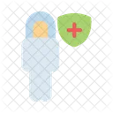 Medical Suit Shield Icon