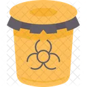 Medical Waste Biohazard Icon