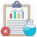 Lab Report Medical Report Chemical Test Icon
