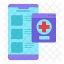 의료 앱 애플리케이션 온라인 아이콘