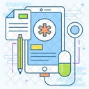 Online Healthcare Medical Application Healthcare App Icon
