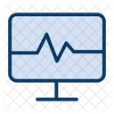 Application Computer Cardiogram Icon