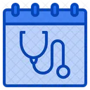 Checkup Appointment Medical Health Event Calendar Date Icon
