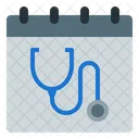 Checkup Appointment Medical Health Event Calendar Date Icon