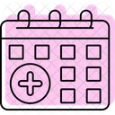 Medical Appointment Color Shadow Thinline Icon Icon