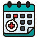 Medical Appointment Calendar Time And Date Icône