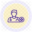 Medical Assistance Line Icon Icon