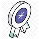 Medical Badge Id Ribbon Icon