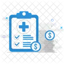 Medical Bill Invoice Health Care Icon