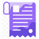 Paper Document Vector Icon