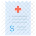 Medical Bill  Icon