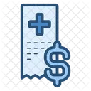 Hospital Bill Medical Bill Invoice Icon