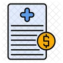 Bill Medical Hospital Bill 아이콘