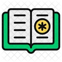 Medical Book Agenda Guidebook Icon