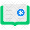 Medical Book Agenda Guidebook Icon