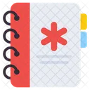 Health Book Medical Book Medical Journal Icon