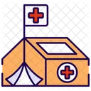Medical Camp Tent Medical Tent Icon