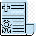 Medical Certificate Healthcare Icon