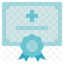 Medical Service Medical Certificate License Icon
