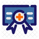 Medical Certificate Medical License Certificate Icon